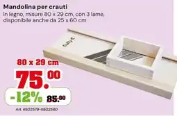 TuttoGiardino Mandolina per crauti frutt offerta