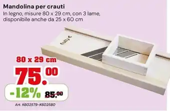 Mandolina per crauti frutt