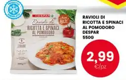 Interspar Ravioli di ricotta e spinaci al pomodoro Despar offerta