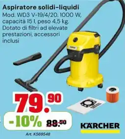 TuttoGiardino Aspiratore solidi-liquidi Kärcher offerta
