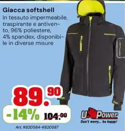 TuttoGiardino Giacca softshell U Power offerta