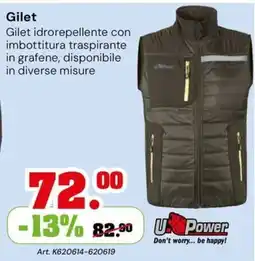 TuttoGiardino Gilet U.Power offerta