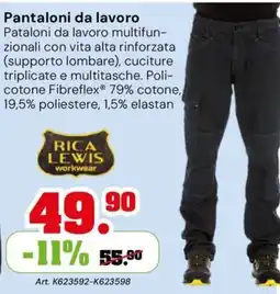 TuttoGiardino Pantaloni da lavoro Rica Lewis offerta