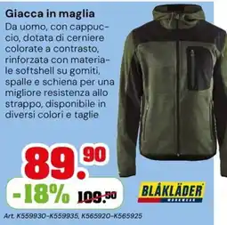 TuttoGiardino Giacca in maglia Blåkläder offerta