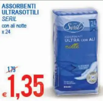 MD Discount Seril Assorbenti Ultra Sottili con ali notte x 24 offerta