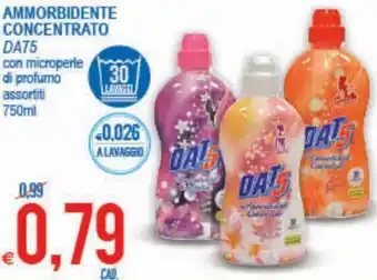 MD Discount DAT5 Ammorbidente Concentrato con microperle di profumo assortiti 750ml offerta
