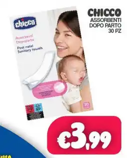 Franzy's Chicco assorbenti dopoparto offerta