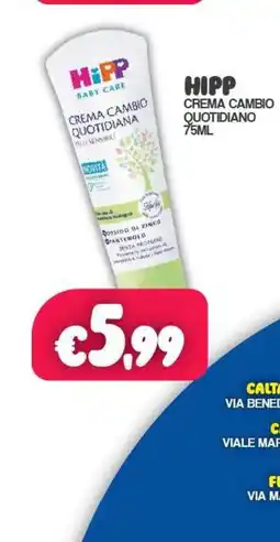 Franzy's Hipp crema cambio quotidiano offerta