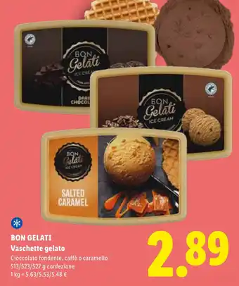 Bon Gelati Vaschette gelato