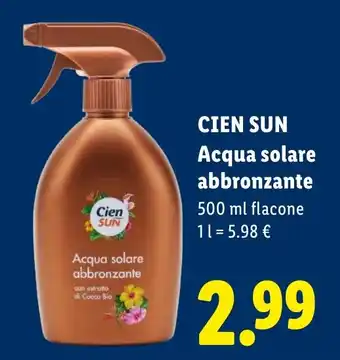 Cien Acqua solare abbronzante