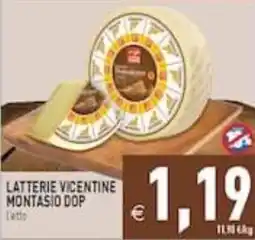 Supermercati Agorà Latterie Vicentine Montasio DOP offerta