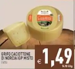 Supermercati Agorà Grifo Caciottone di Norcia IGP Misto offerta