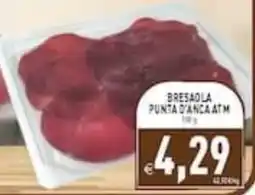 Supermercati Agorà Bresaola punta d'anca atm offerta