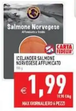 Supermercati Agorà Iceland Salmone Norvegese Affumicato offerta