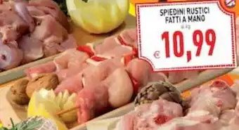 Spiedini rustici fatti a mano