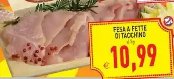 Fesa a fette di tacchino