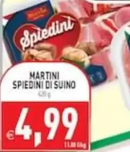 Supermercati Agorà Martini spiedini di suino offerta