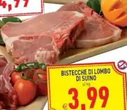 Supermercati Agorà Bistecche di lombo di suino offerta