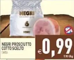 Supermercati Agorà Negri prosciutto cotto offerta