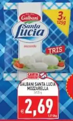 Supermercati Agorà Galbani Santa Lucia Mozzarella offerta