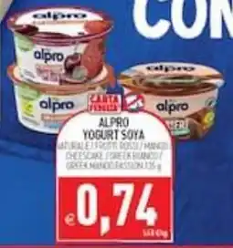 Supermercati Agorà Alpro Yogurt Soya offerta
