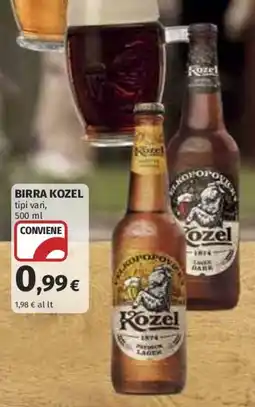 Coop Superstore Birra Kozel offerta
