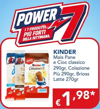 Kinder Mais Pane e Cioc classico