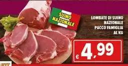 Iper Triscount Lombate di suino nazionale offerta