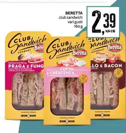 PRO7 Supermercati Beretta Club Sandwich offerta