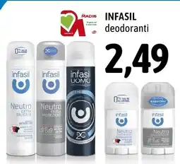 Madis Infasil deodoranti offerta