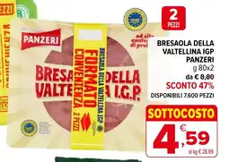 Iperal Bresaola della Valtellina IGP Panzeri offerta