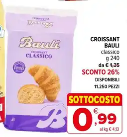 Iperal Croissant Bauli classico offerta