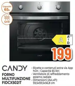 Extracoop Candy forno multifunzione offerta