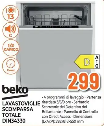 Beko lavastoviglie scomparsa totale