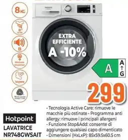 Extracoop Hotpoint Lavatrice NR748GWSAIT offerta