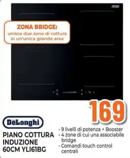 Extracoop DeLonghi piano cottura induzione 60cm offerta