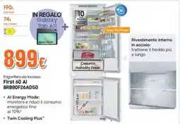 Extracoop Frigorifero da incasso First 60 AI offerta