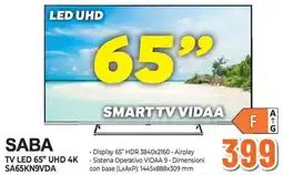 Extracoop SABA TV LED 65" UHD 4K offerta