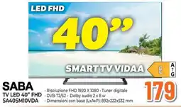 Extracoop SABA TV LED 40" FHD offerta