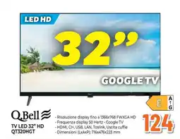 Extracoop Q.Bell TV LED 32" HD offerta