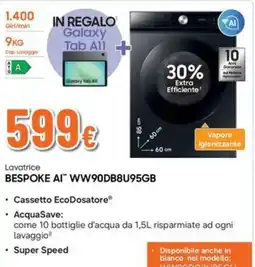 Extracoop Lavatrice BESPOKE AI offerta