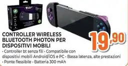 Extracoop Controller wireless bluetooth photon offerta