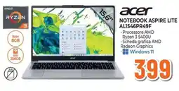 Extracoop Acer Notebook Aspire Lite AL1546PR49F offerta