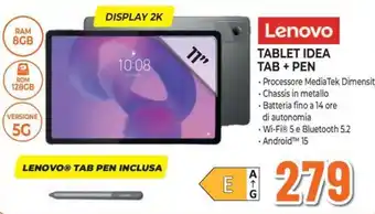 Lenovo Tablet Idea Tab + Pen