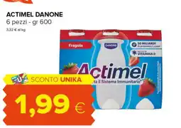 Tigre Actimel Danone offerta