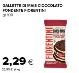 Tigre Gallette di mais cioccolato fondente fiorentini offerta