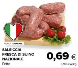 Tigre Salsiccia fresca di suino nazionale offerta