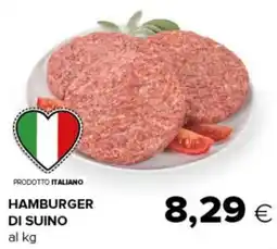 Tigre Hamburger di suino offerta