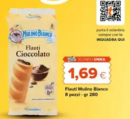 Tigre Flauti Mulino Bianco Cioccolato offerta