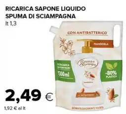 Tigre Ricarica Sapone Liquido Spuma di Sciampagna offerta